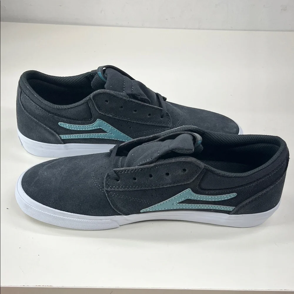 New Lakai Griffin Men’s Skate Shoes in Charcoal/Nile Suede Size 8.5